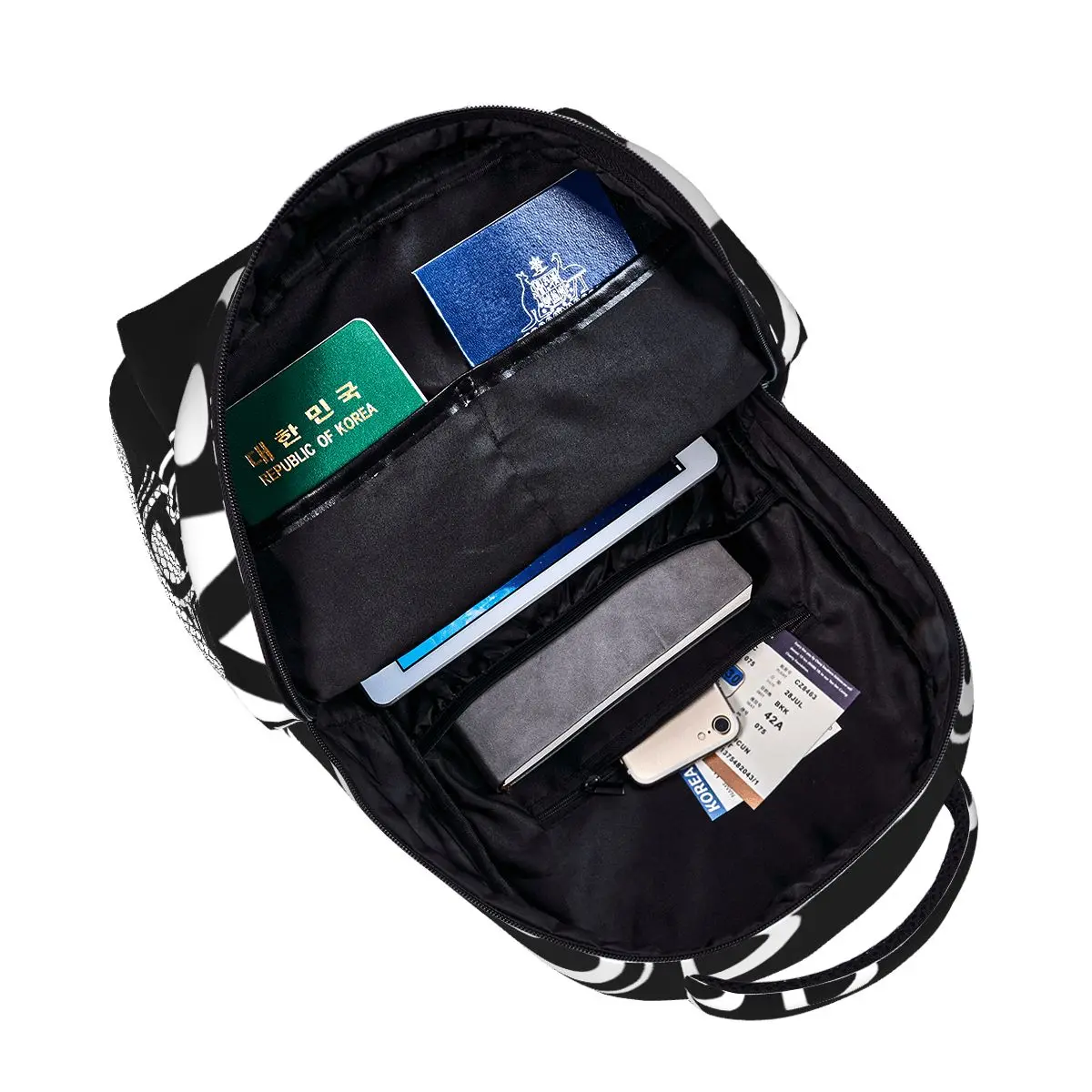 Daddy Logo Casual Backpack Unisex Students Leisure Travel Computer Backpack