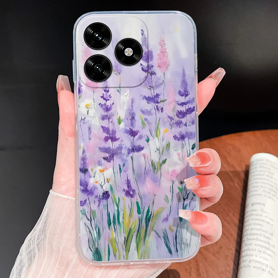 Lovely Animal Cartoon Soft Clear Silicone Phone Case - Lightweight and Durable Cover