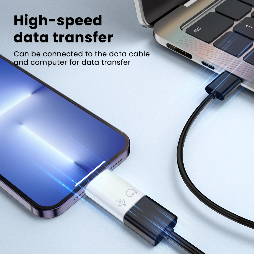 OTG For iPhone 액세서리 IOS Lightning To USB 3.0 / Type C iPhone 14 13 12 11 X/XR/XS Pro Max 휴대 전화 범용 번개 포트 커넥터용 충전 데이터 전송 어댑터