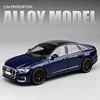 New 1:24 Audi A6 Alloy Diecasts & Toy Vehicles Metal Toy Car Model Sound and light Collection Kids Toy 2