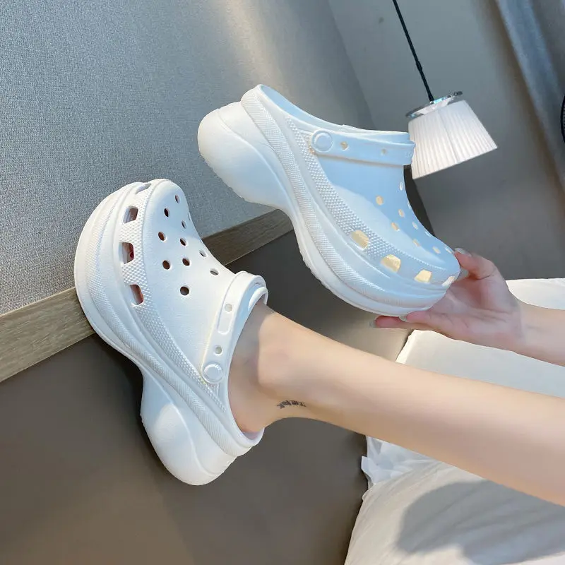 

Summer New Slippers for Women Ladies Fashion with Platform Cute White Beach Women's Sandals Novelties 2023 Designer Elegant Hit