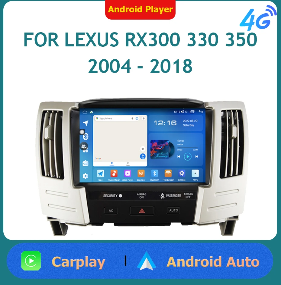 Android Car Radio Multimedia Player For Lexus RX300 RX330 RX400