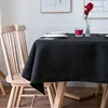 Party Black Waterproof Tablecloth Wedding Banquet Hotel Clothing Direct Sales Oversized Podium Home Decoration Table Cloth 4