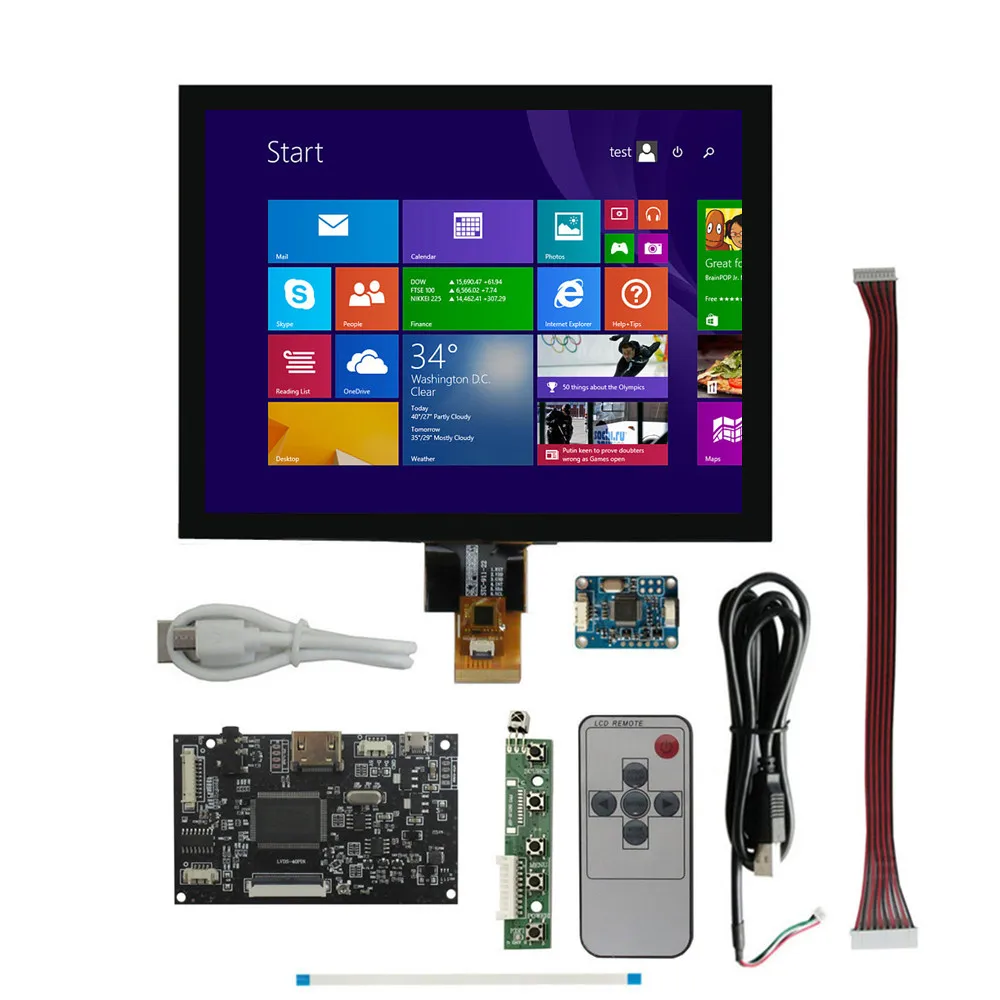 8 inch 4 3 ips multipurpose lcd display screen monitor driver control