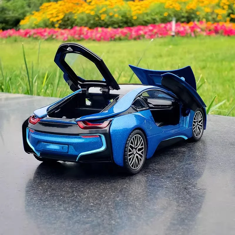 Miniatures 1:32 BMW I8 Super Sport Car High Simulation