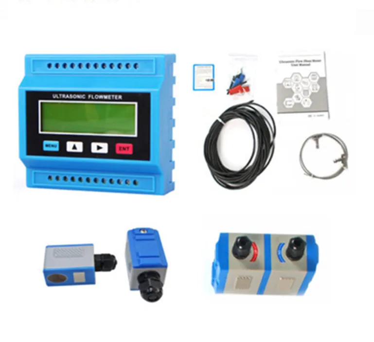 Hot Selling Ultrasonic Intelligent Sensor Gas Mass Flow Meter External Clamp Portable Ultrasonic Flow Meter