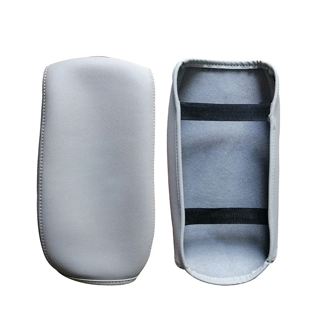 Enhanced Car Armrest Box Center Console Microfiber Leather Cover