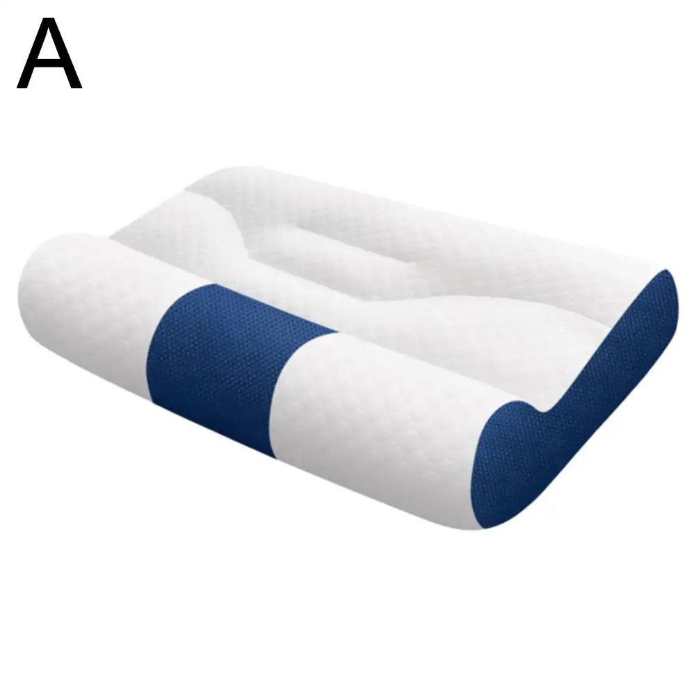 Cervical Memory Foam Pillow Ergonomic Goose Down Pillow Comfort NEW Down Enhancing Cervical Enhancing Sleep Goose Pillow Su Y4J4 4