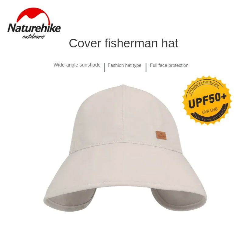 

Шляпа-ведро Naturehike-Face Cover, защита от солнца, защита от ультрафиолета, Повседневная шляпа, кепка для рыбалки на открытом воздухе, шляпа рыбака, мода