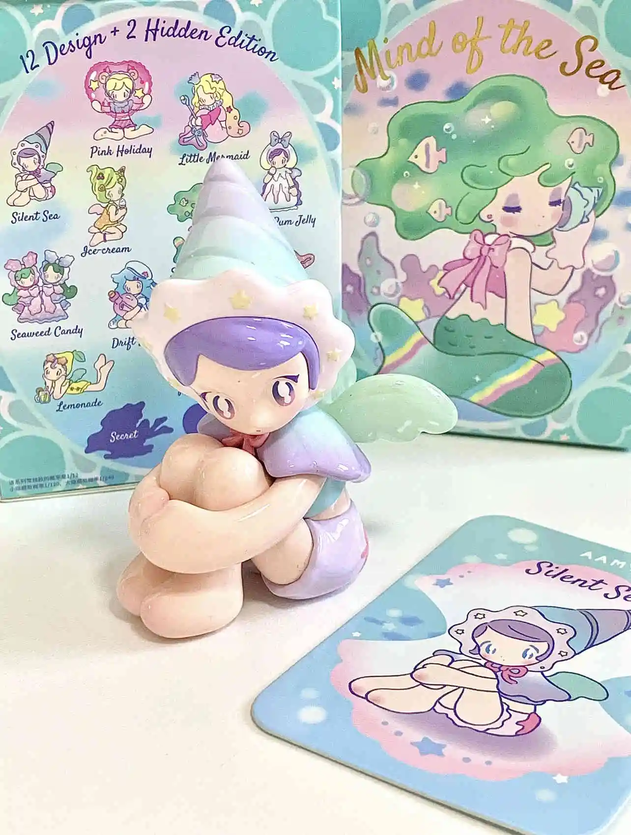 thumbnail image 1 of Finding Unicorn Aamy Mind Of The Sea Series Blind Box Mystery Box Dolls Kawaii Action Anime Figure Model Doll Toys Gift, 1 of 5