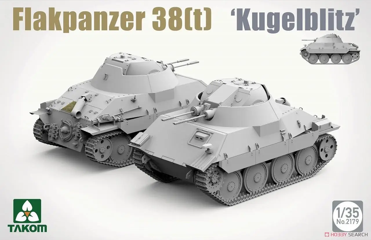 

TAKOM 2179 1/35 Flakpanzer 38(t) `Kugelblitz` Plastic Model Kit