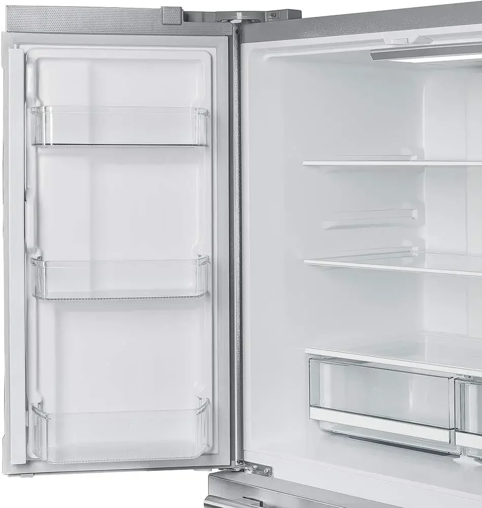 19.2 cu.ft Total Capacity - 36" Inch French Door Counter Stainless Steel Fridge with Child Safety Lock and Touch Control 4