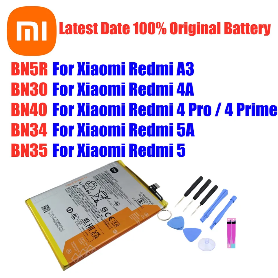 BN5R BN30 BN40 BN34 BN35 Original Battery For Xiaomi Redmi A3