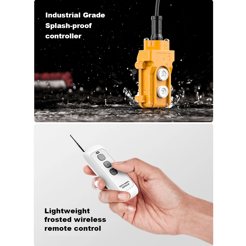 Mini Electric Hoist Electric Crane Air Conditioning Cranes 220V 1500W Portable Crane Small Lifting Air Conditioning Hoist