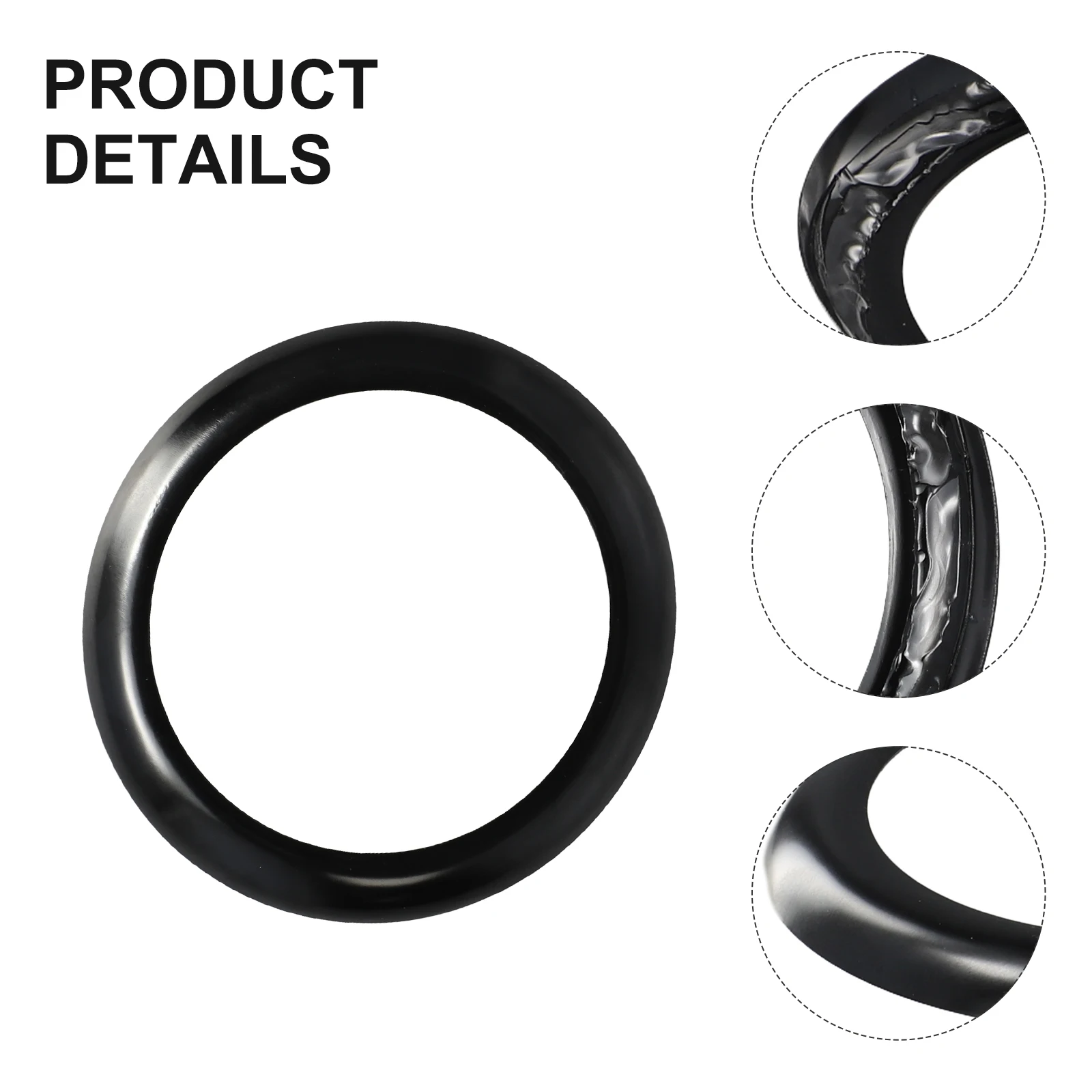 VHEUHZ Achterste Embleem Ring Cover - Zwart Glanzend Voor BMW 1 Serie F20 F21