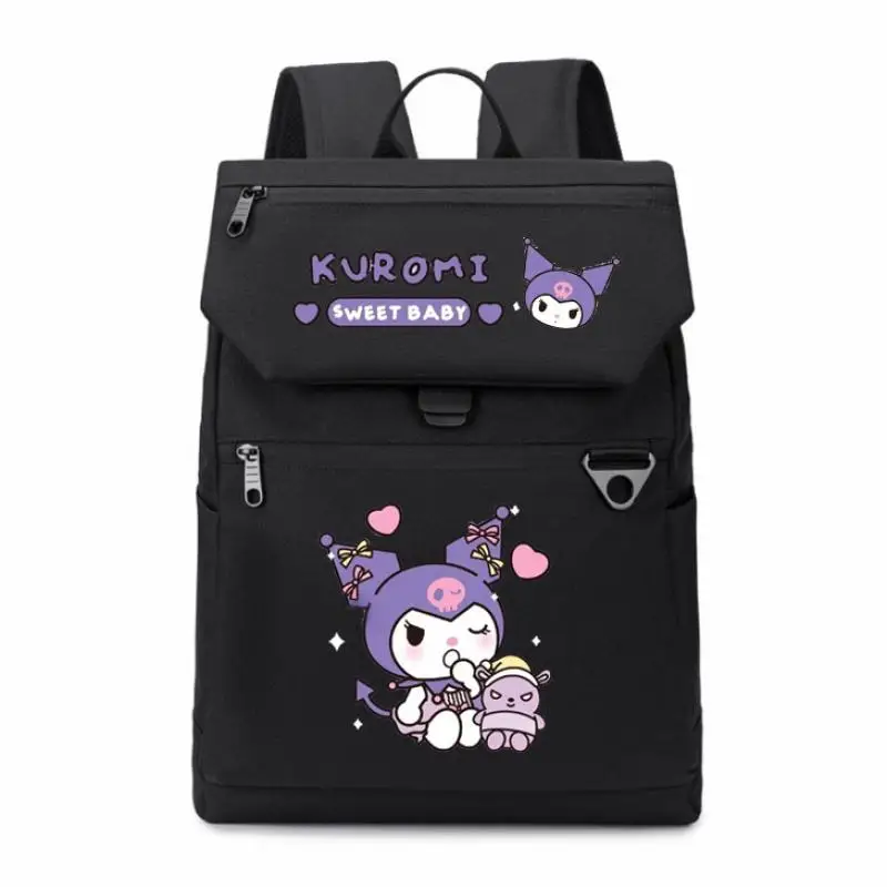 

2023 Sanrio Рюкзак Kawaii HelloKitty Mymelody Kuromi Корейская летняя мультяшная ученическая вместительная школьная сумка Детский подарок
