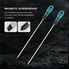 2 Packs 12 Inches Long Slotted and Phillips Screwdriver Flat Blade Screwdriver Magnetic Screwdriver with Rubber Handle 4