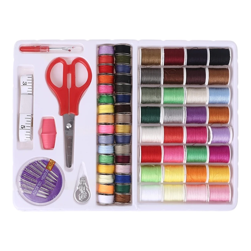 

100 Pcs Assorted Colors Needle and Thread for Sewing Prewound Bobbin Thread