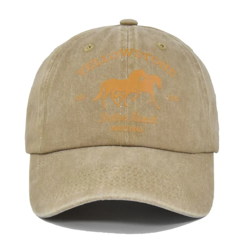 Baseball Cap Snapback Hat YELLOWSTONE Sun Hat Spring Autumn Sport Cap Hip Hop Baseball Fitted Cap Hats for Men Women 5