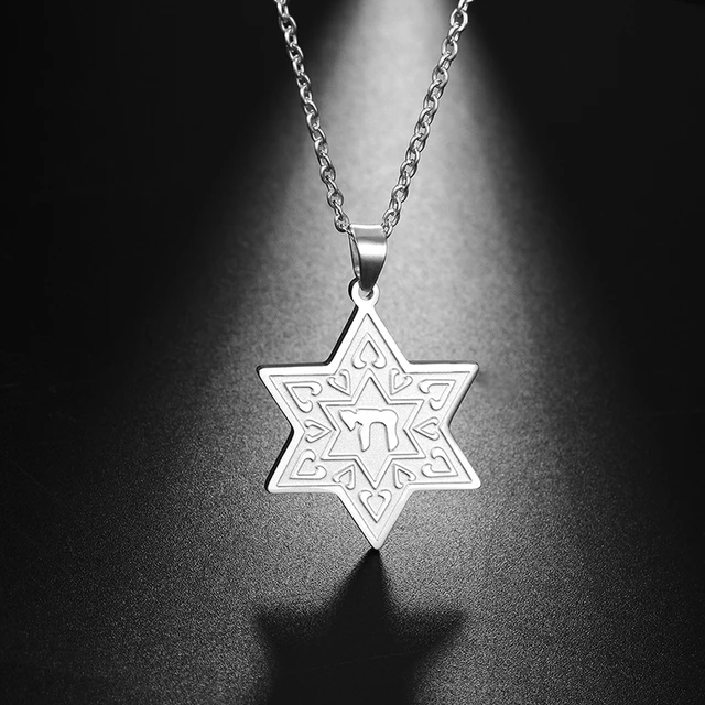 Men Hexagram Hebrew Letter Necklace: A Symbol of Tradition and Style