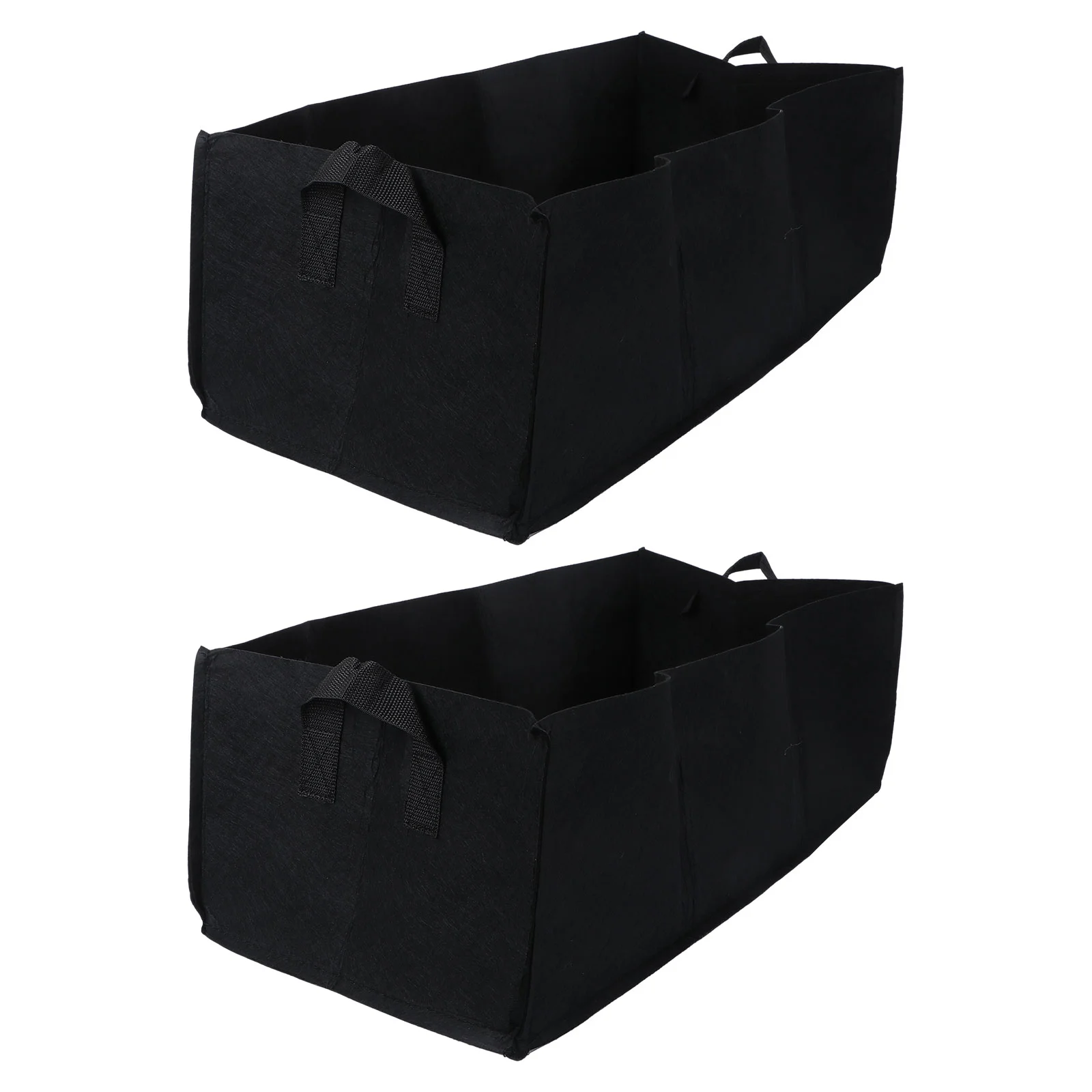 

2Pcs Grow Bags Flower Grow Pot Vegetable Pot Square Flower Planter Containers With Handles for Carrot Onion