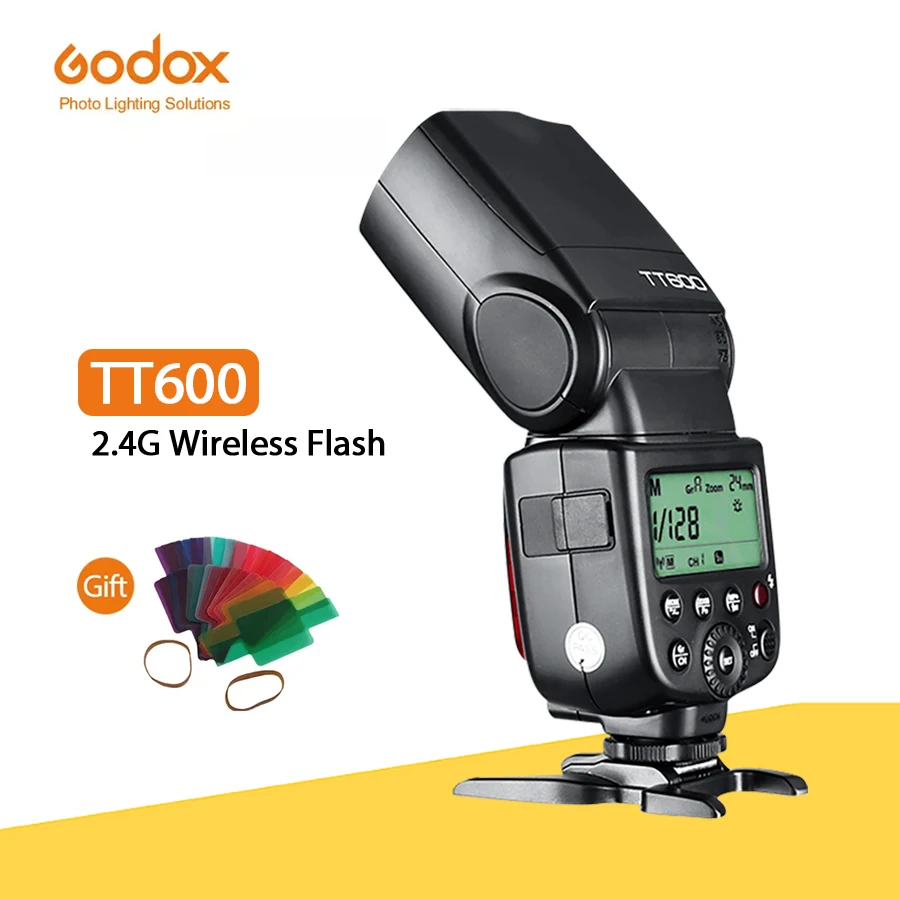 Godox Tt600 Flash Speedlite 2.4G Wireless Gn60 Master/Slave Flash Speedlite Per Canon Nikon Sony Pentax Olympus Fujifilm Camera