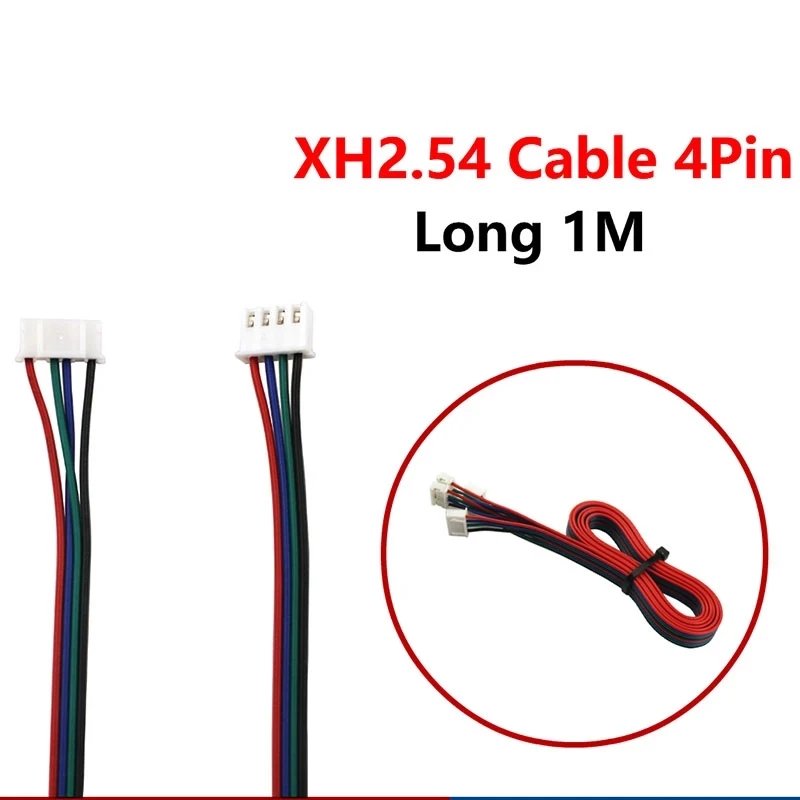 Fityle Schrittmotor-Kabel XH2.54 Buchse, 1,5 M, Mehrfarbig - Für Nema17 Schrittmotor An 3D-Drucker
