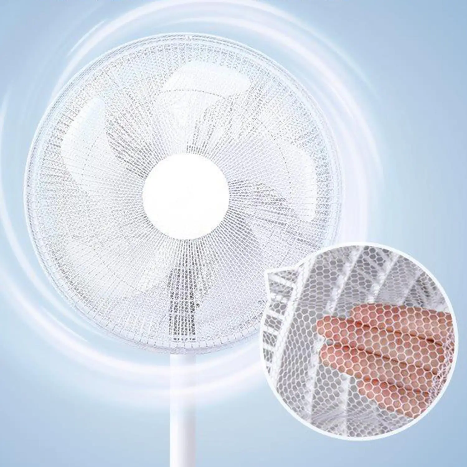 Dust Cover Fan Cover 1PC Fan Dust Cover Electric Fan Dust Protection Cover Floor Fully Enclosed 40-50cm Universal