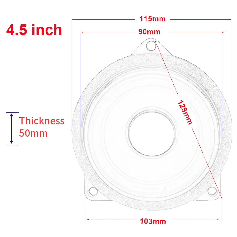 BMW F30 G30 G20 G01 F48 F20 F23 F34 3GT X1 X2 차량용 4.5인치 도어 패널 미드레인지 스피커 하이파이 오디오 라우드 스피커 스테레오