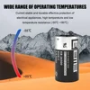 4PCS 3.6V 26500 C Size Batteries 9000mAh ER26500 Lithium Battery Non-rechargeable for Water/Gas Meter Window Sensor Home Monitor 6