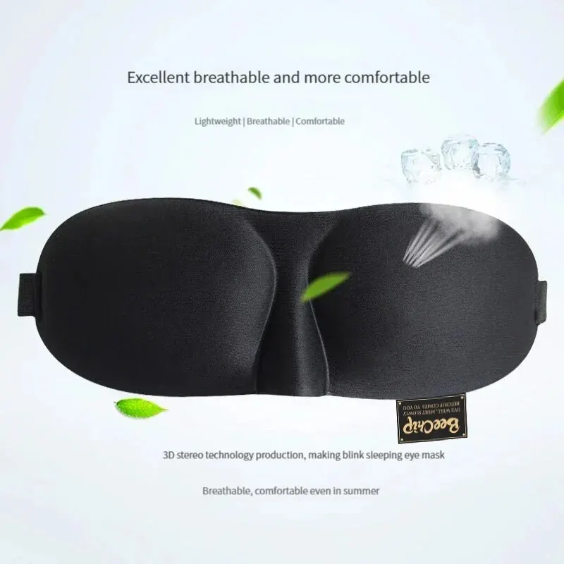 Sleep mask 3D Natural Sleeping Eye Mask Eyeshade Cover Shade Eye Patch Women Men Soft Portable Blindfold Travel Eyepatch 1Pcs