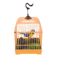 Voice Control Birdcage Toy Tots Toys Realistic Sounds Electronic Talking Chirping Parrot Parakeet 1