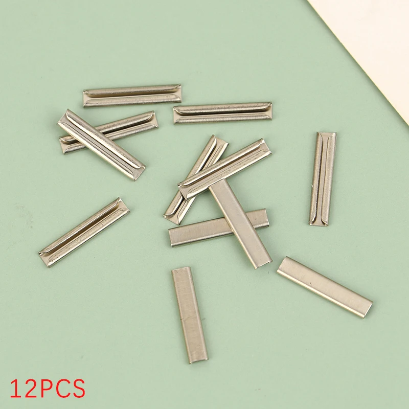 

GD02 12pcs Silver Metal PIKO BACHMANN Fishplates HO Scale 1:87 Track Rail Joiners Train Track Connector 1*0.4cm