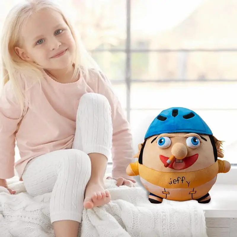 

Jeffy Stuffed Toys Huggable Plushies Doll Simulation Cartoon Cuddly Cushion Unique Stuffed Anime Jeffy Boy toy for toddler gift
