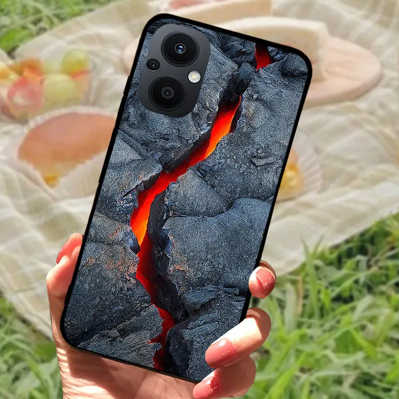 Lion & Wolf Soft Silicone TPU Phone Case with Cool Marble Design