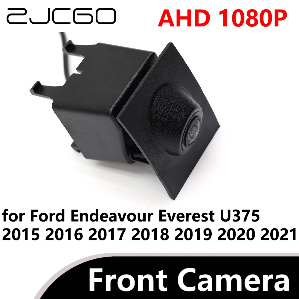 

ZJCGO AHD 1080P CVBS 170° Car Parking LOGO Front View Camera for Ford Endeavour Everest U375 2015 2016 2017 2018 2019 2020 2021