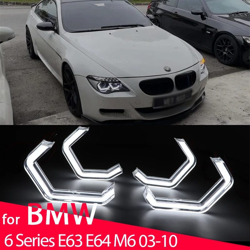 M4-Concept-Style-DTM-LED-White-Angel-Eye-Kit-Daytime-Light-for-BMW-6 ...