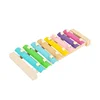 Wooden 8 Tones Multicolor Xylophone Wood Musical Instrument Toys For Baby Kids Wood Musical Instrument Toys Accessories 3