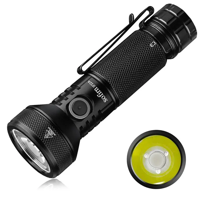 Sofirn IF22A LED Flashlight 21700 USB C 3A SFT40 2100lm 680M Throw Rechargeable Powerful Reverse Charging Torch Outdoor 1