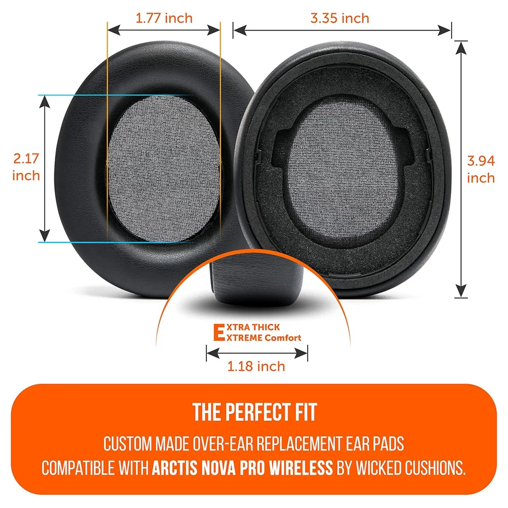 Earphone pads For SteelSeries Arctis Nova Pro Wireless replacement Earpads headphones Earmuffs Soft cloth Memory Covers Sponge