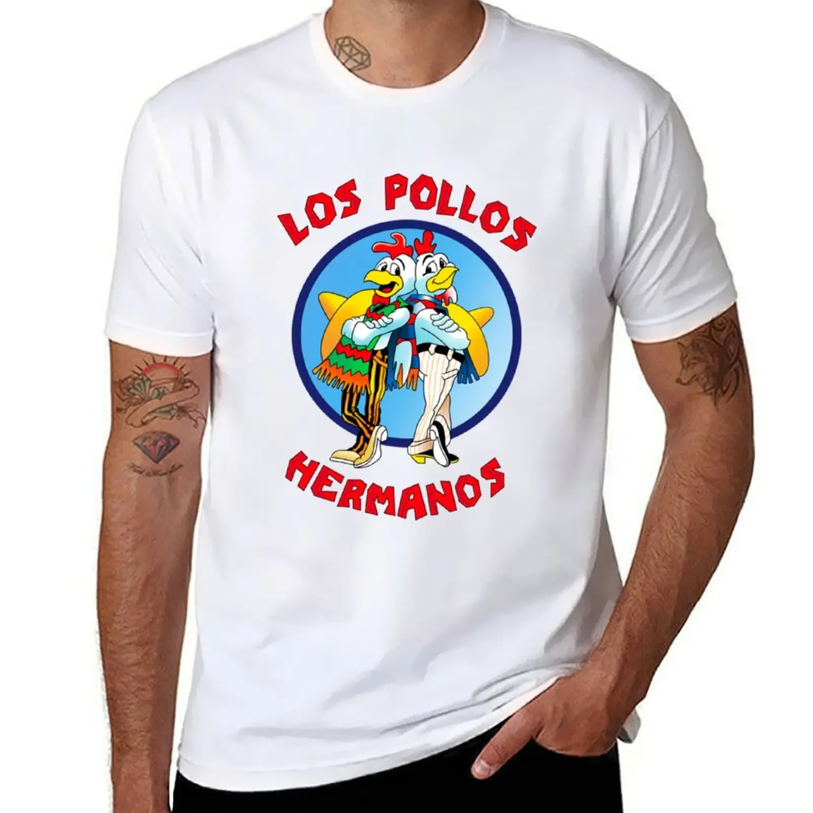 

Los Pollos Hermanos T-shirt funnys cute clothes workout shirts for men