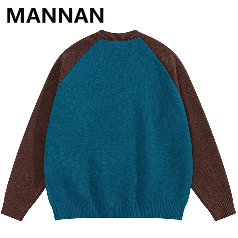 Pullover Hip Hop  Wool Sweater Cotton Hipster Casual Streetwear Vintage 2023 Sweater Men Sweater Autumn Knitted Sweaters