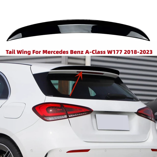 For Mercedes A-Class W177 2018-2023 A180 A200 A220 A35 Hatchback AMG Rear Roof Trunk Spoiler Tail Wings Car Fixed Wind 1