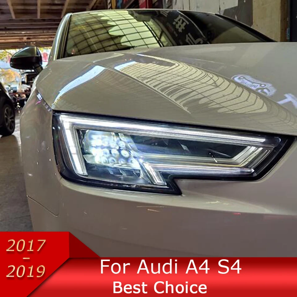 Car Lights For Audi A4 B9 2017-2022 A4L S4 RS4 Sedan Avant LED Auto  Headlights Assembly Upgrade Crystal Matrix Tool Accessories - AliExpress