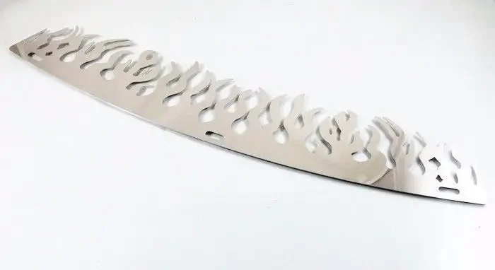 Batwing Flame Carenatura Parabrezza Trim Per Modello Harley Touring Bagger 1996-2013