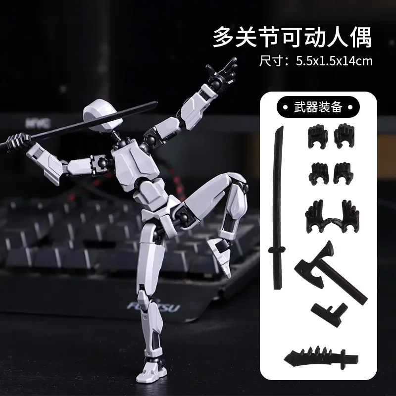 Dynamic Shapeshift Robot 3D Mannequin and Dog Figures Toy Set