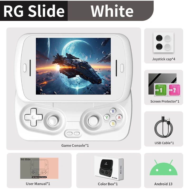 Anbernic RG Slide Handheld Game Console Android 4.7