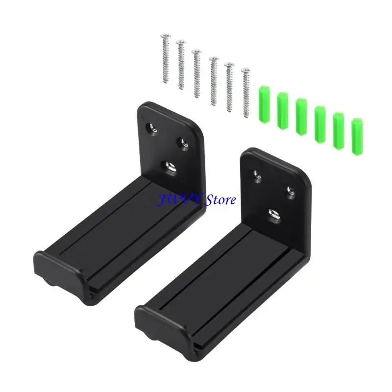 573A 1 Set Soundbar-Wandhalterung mit Schrauben und Erweiterungsrohr, verstellbares Lautsprecher-Display-Regal – Detail 1