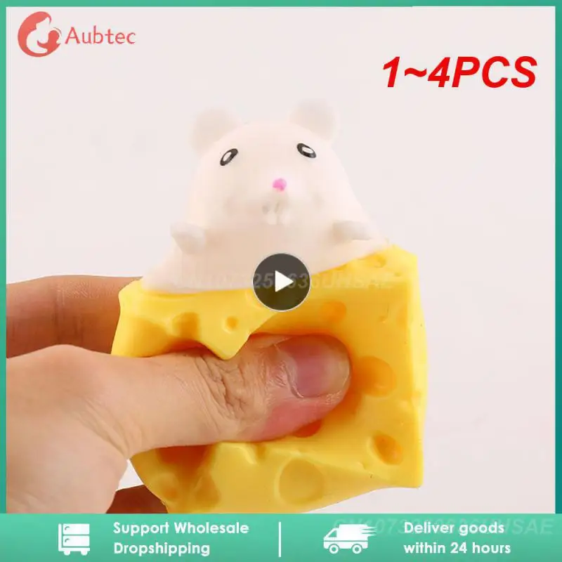 

1~4PCS Squeezing Squirrel Cup Toys Decompression Fidget Antistress Sensory Anti Stress Reliefing Wacky Gift For Kids Adults toys