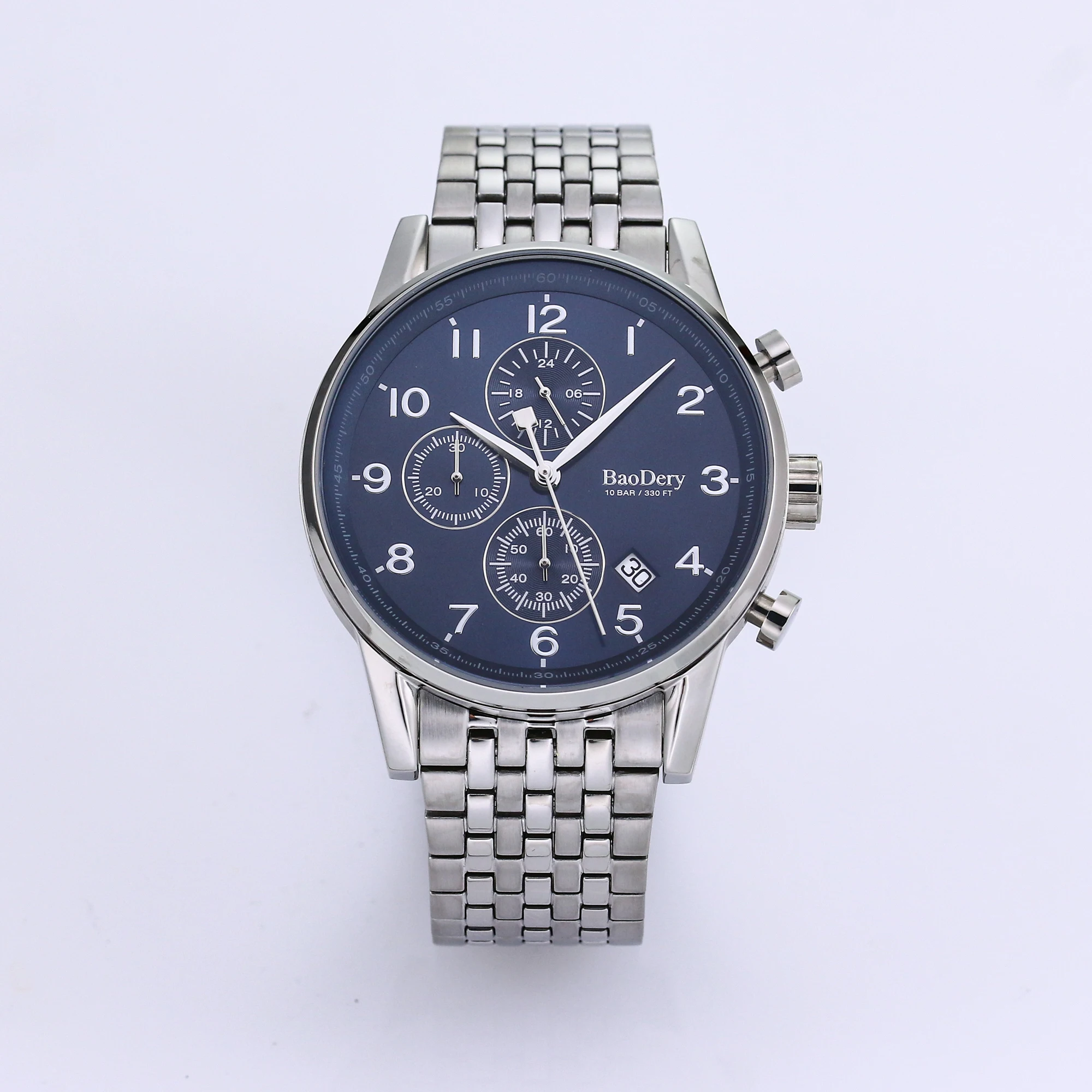 2024 BAODERY QUARTZ  Watches Sports Top Brand  Luxury Men's Watch Male Wristwatch New 42mm